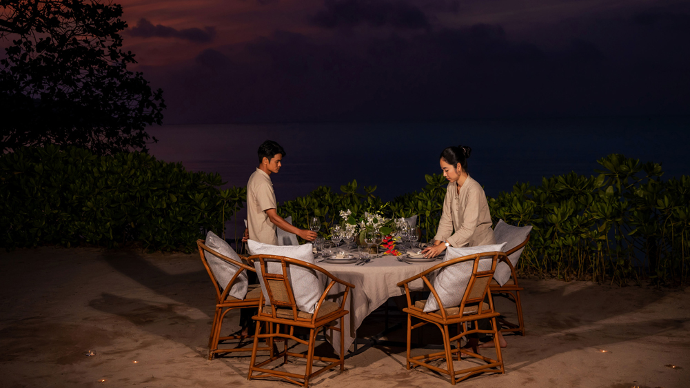 Elite Havens - Siritarar - Koh Samui - Intimate dinner by the beach